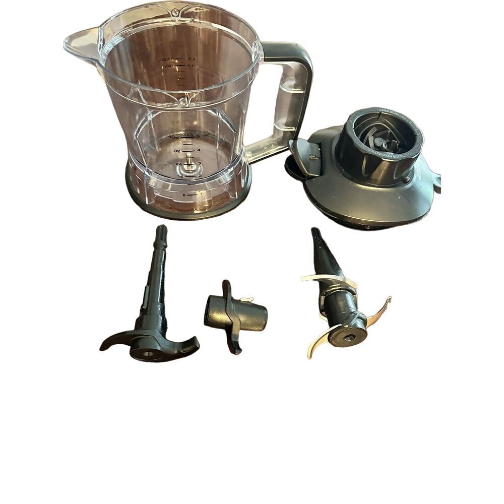 Nutra Ninja Replacement Pitcher 40oz 5 Cup 1100ml W/ Lid, Blades, Mixer QB3000